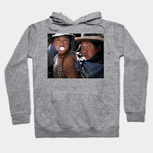 Colorized vintage Friends in Bolivia Hoodie